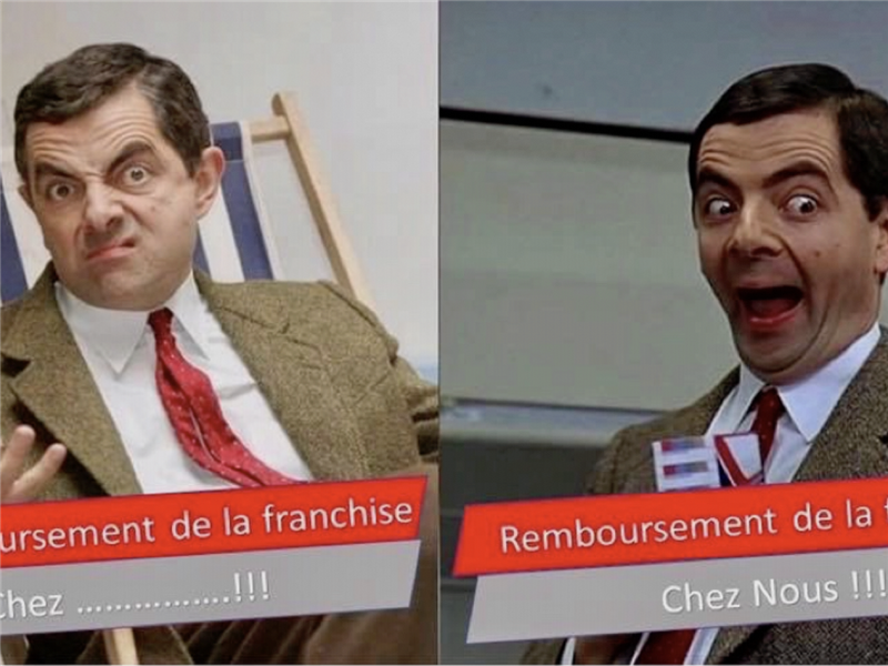 FRANCHISE 100% REMBOURSÉE OU 100€ OFFERTS !!!